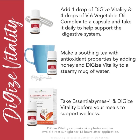YOUNG LIVING ESSENTIAL OIL DIGIZE VITALITY - Picture 3 of 3